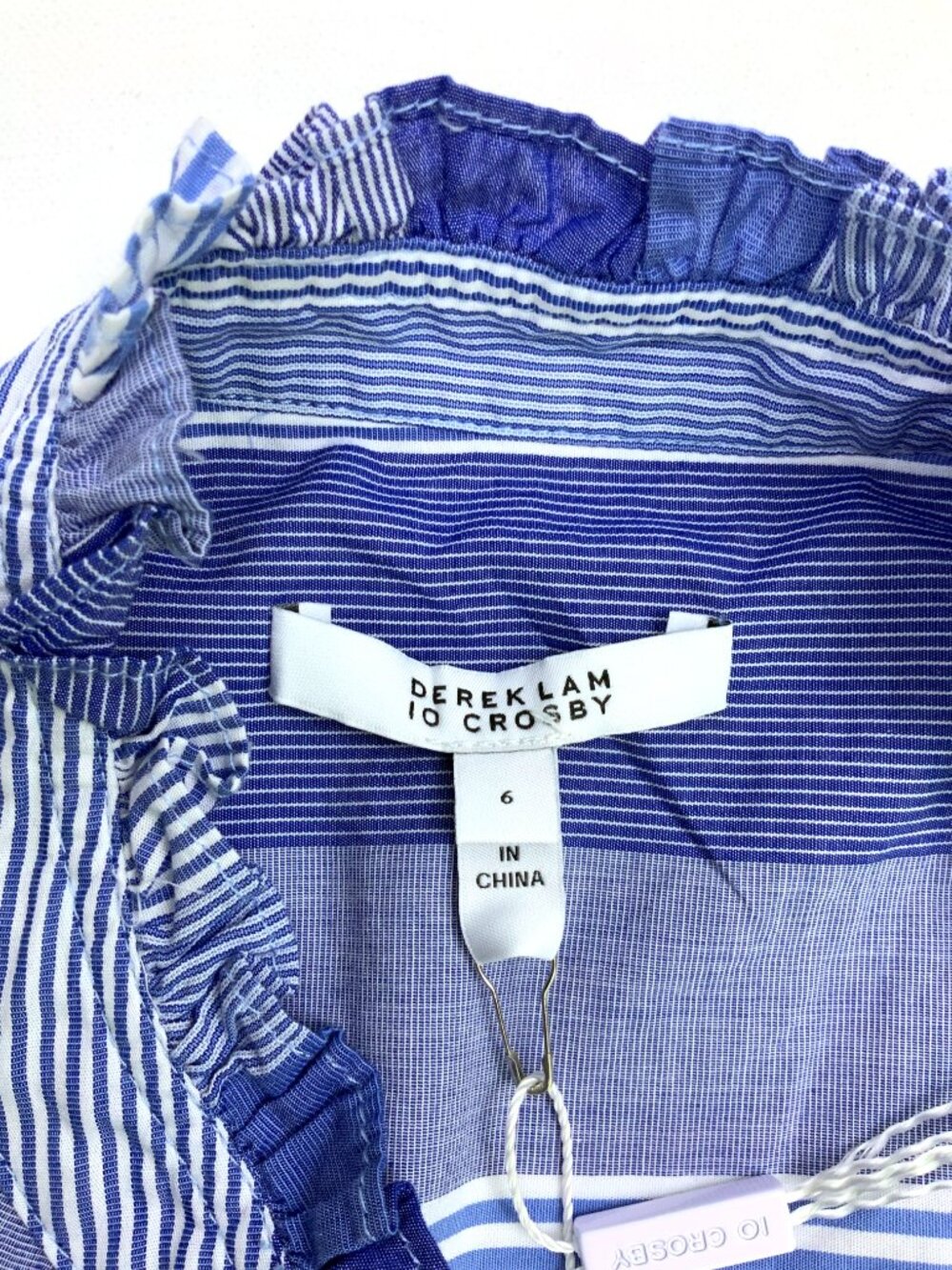 Derek Lam 10 Crossby Nerioa Dip Dye Hourglass Ombré Shirt Dress Sz 6 - Picture 2 of 16